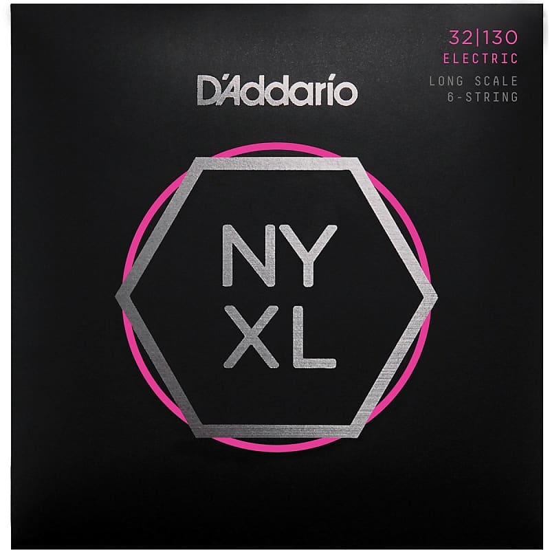 D'Addario NYXL 6-String Bass Guitar Strings | Light image 1