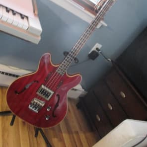 GUILD  Starfire Electric Bass Cherry Red 2014 Cherry Red image 16