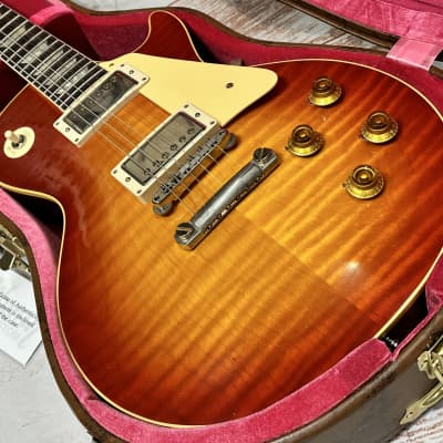 Gibson Custom Shop '59 Les Paul Standard Reissue 2023 Aged Sunrise Teaburst New Unplayed Auth Dlr 8lb10oz #104 image 7