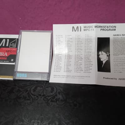KORG ROM CARD MPC-11 AKIRA M1 M1R T3 T2 T1 MEMORY CARD ROM 1988