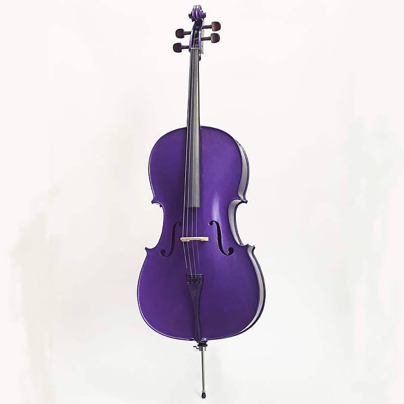 Stentor 1490CPU Harlequin Series 4-String Full Size 3/4 Cello Outfit w/Padded Cover & Bow image 1