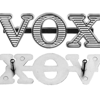Small Genuine Vox Logo, Chrome Plated