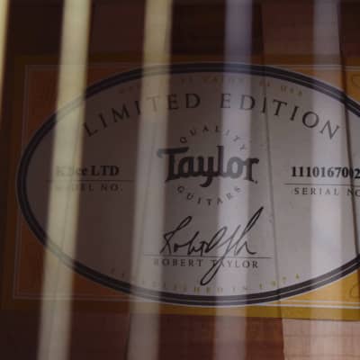 Taylor K24ce LTD Limited Edition Acoustic Electric Guitar image 3