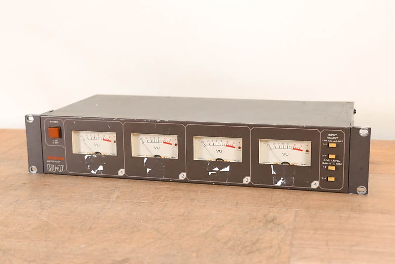 TASCAM MU-40 Four VU Meter Unit CG007MQ