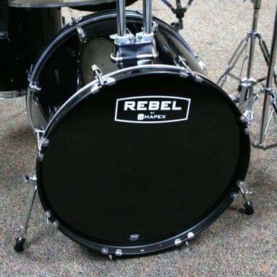 Mapex Rebel Drum Set with Cymbals & Hardware, Black image 4