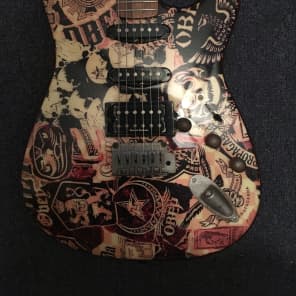 Squier stratocaster obey on sale graphic series