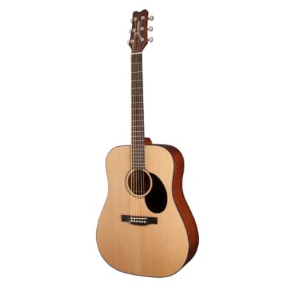 Jasmine JD39-NAT Dreadnought Acoustic Guitar with Case, Natural image 3