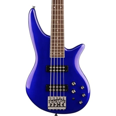 Jackson JS3V Spectra Electric Bass, 5-String, Indigo Blue for sale