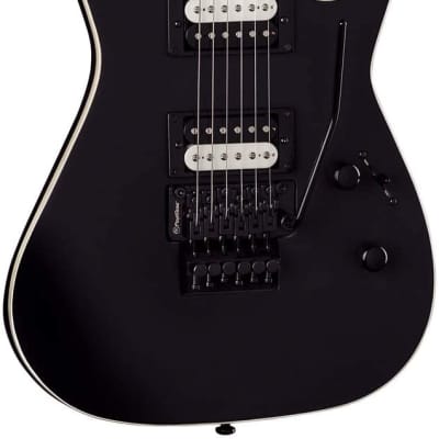 Dean Guitars 6 String Exile X Floyd Electric Guitar, Black Satin, # EXILEX F BKS image 3