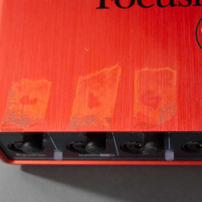 Focusrite Scarlett 18i8 1st Gen USB Audio Interface Red / Black image 6