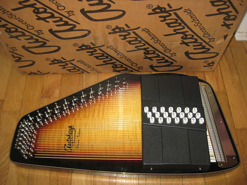 Oscar Schmidt Autoharp 21 Chord OS150FCE Pickup Open Box Reverb