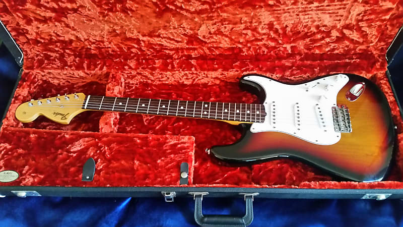 Fender Jimi Hendrix Voodoo Strat Rosewood Fretboard 1998 - 2000 3-Color Sunburst Abby Ybarra CS Pups image 1