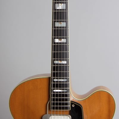 Guild  Artist Award B w/floating DeArmond pickup Arch Top Acoustic Guitar (1961), ser. #17325, brown tolex hard shell case. image 8