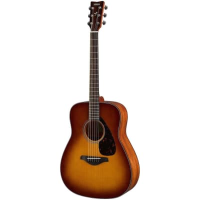 Yamaha FG800J Dreadnought Acoustic Guitar, Sand Burst for sale