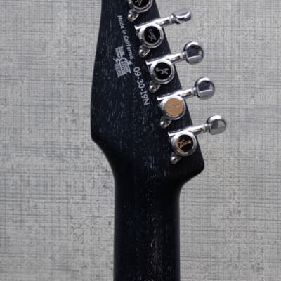 Used Tom Anderson Guitarworks Raven Superbird - Black w/ White Dog Hair image 7