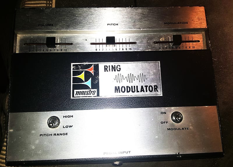 Maestro Ring Modulator RM-1 Vintage Effects Pedal Pitch Modulation Oberheim RARE image 1