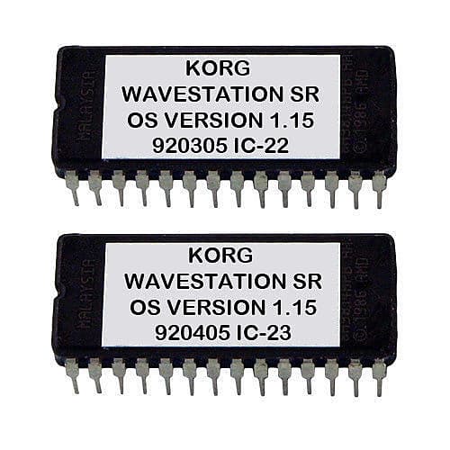 Korg Wavestation SR firmware OS upgrade update version 1.15 Eprom Rom image 1