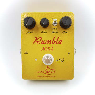 HAO Rumble Mod. With Original Box Overdrive Guitar Effect