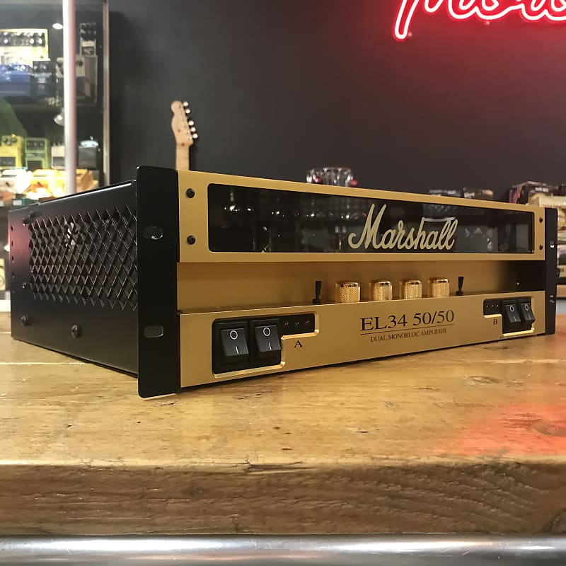 アンプ Marshall EL34 50/50 Marshall EL34-50/50 Guitar Power Amp 3U Rack at Gear4music