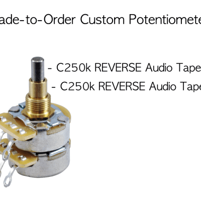 Fender CTS 250K/1-Meg Dual Stacked Potentiometer (TBX Tone Control)