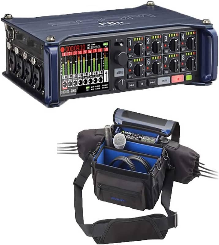 Zoom F8n MultiTrack Field Recorder + PCF-8n Protective Case | Reverb