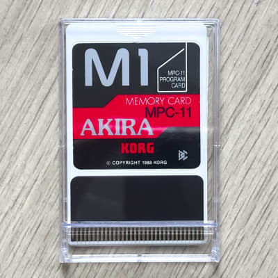 Korg M1 Voice Rom Data Card // MPC-11 Akira // With Chart