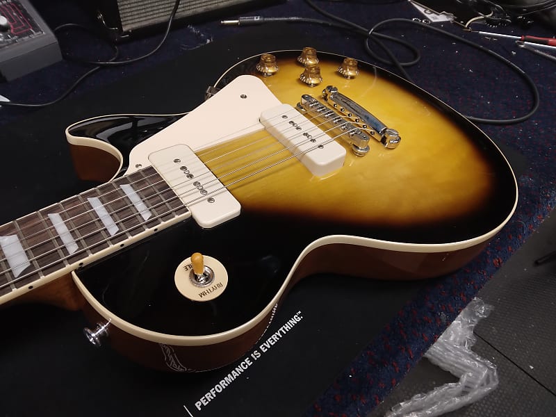 Gibson Les Paul Standard '50s P-90 2023 in Tobacco Burst | Reverb