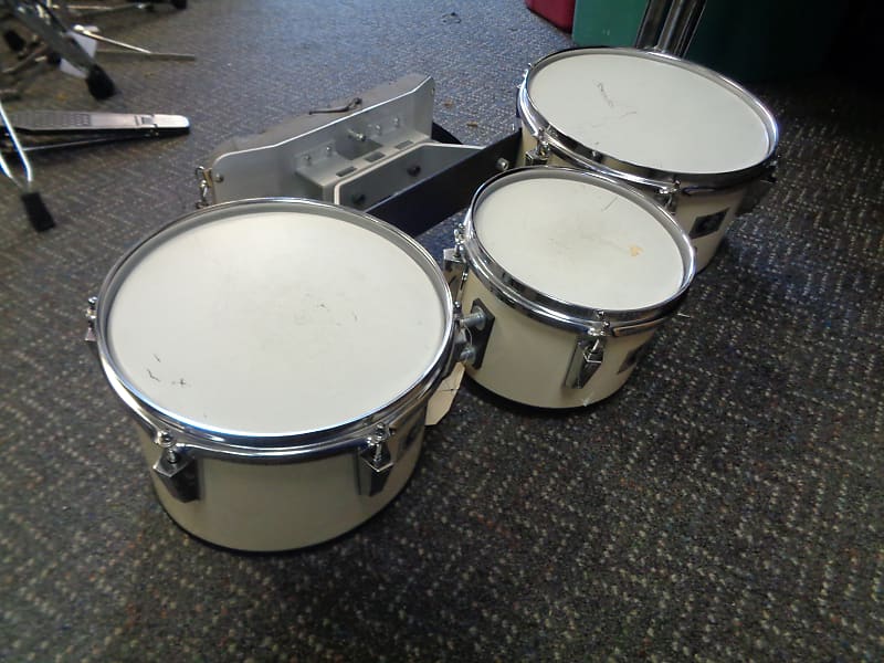 used CB Percussion set of marching band trips tom drums image 1
