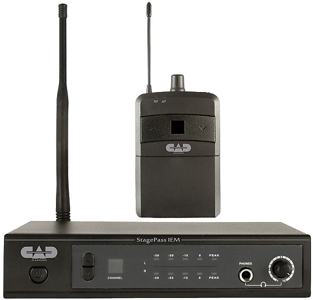 CAD StageSelect IEM StagePass Series UHF Wireless In-Ear Monitor System w/ Earbuds image 1