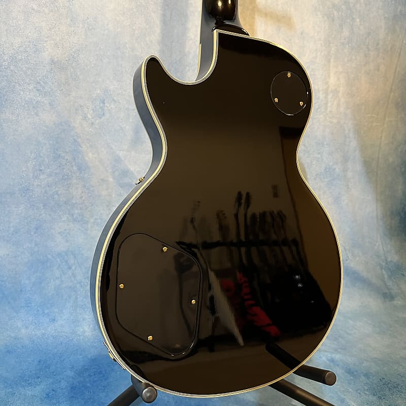 Burny RLC 60 1988 Black Les Paul Custom Made in Japan | Reverb Burny RLC 60 1988 Black Les Paul Custom Made in Japan | Reverb
