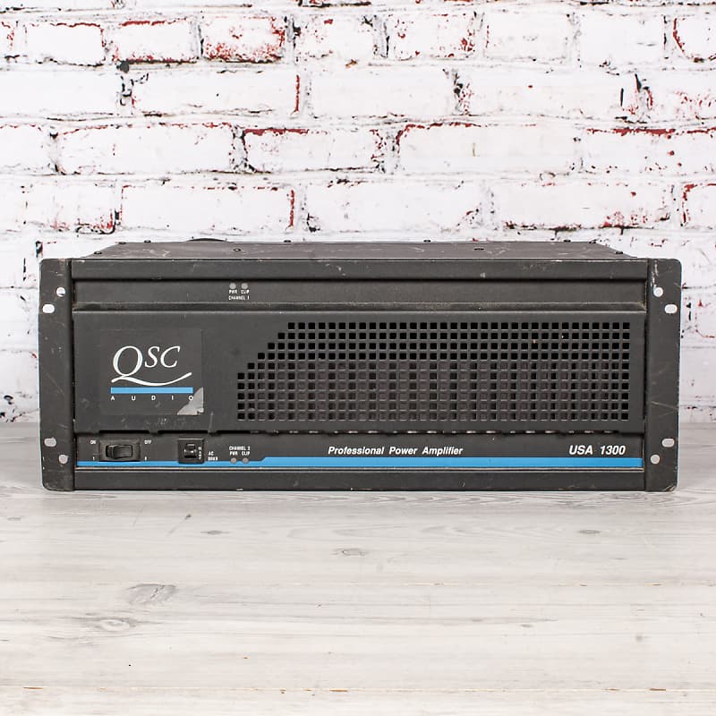 QSC USA1300 Power Amplifier x6159 (USED)