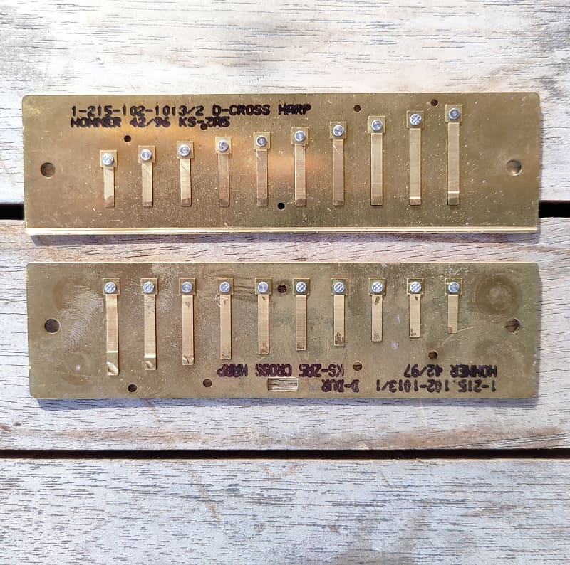 Hohner MSSeries Reed Plates, Key Of D, Extra thick 1.05mm Reverb