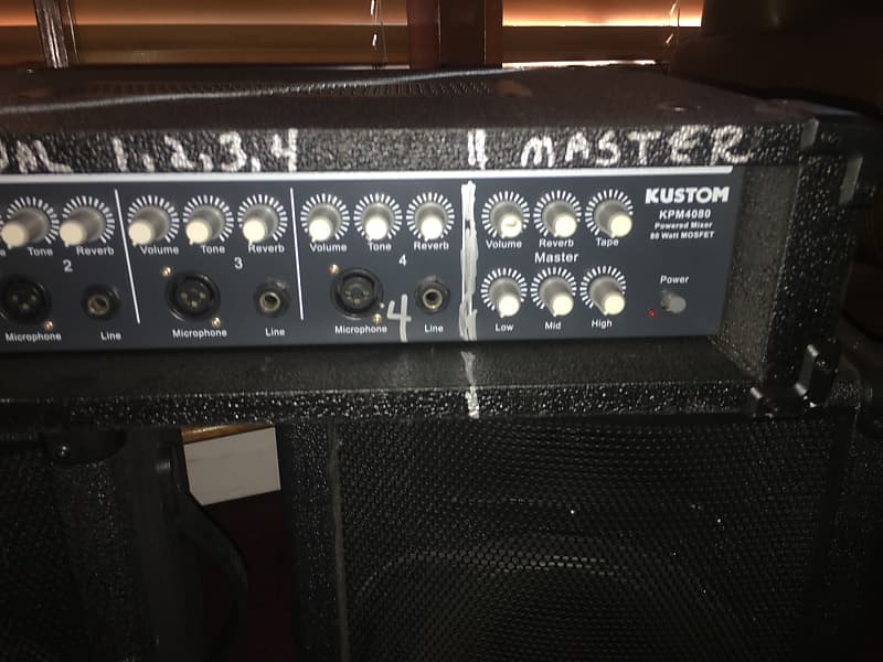 Kustom KPM 4080 PA system + speaker image 1