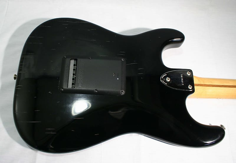 Fender Squier SQ Series 1983 Black with EMG pickups | Reverb