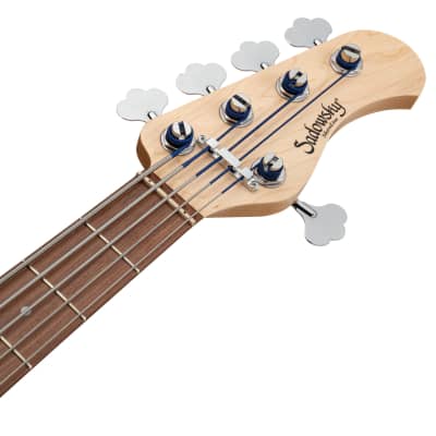 Sadowsky MetroLine 24-Fret, 5-String Modern Bass - Alder Body, Solid Dark Lake Placid Blue Metallic High Polish image 6