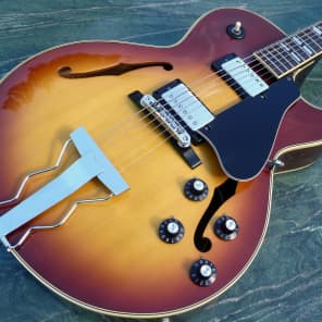 Greco S55 ES175 Replica by Fujigen 1975 2 Tone Sunburst | Reverb