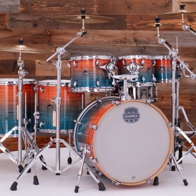 MAPEX ARMORY LIMITED EDITION 7 PIECE DRUM KIT, GARNET OCEAN image 1