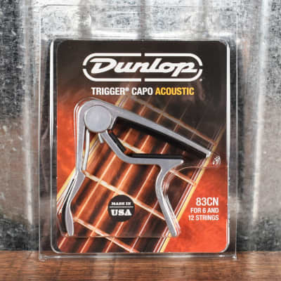 Dunlop Trigger 83CN Acoustic Guitar Capo Curved Nickel image 1