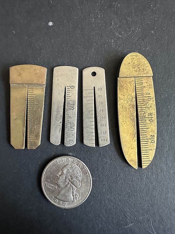 4 different Vintage Violin string gauges 1930’s Germany Reverb