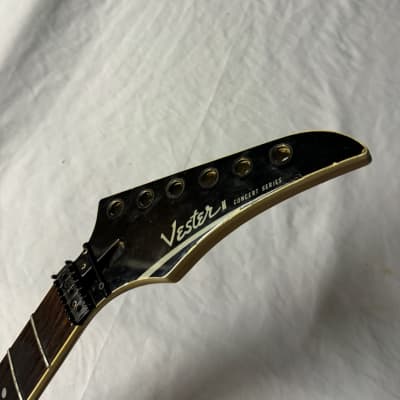 Vester Concert Series Maniac 24 Fret Electric Guitar Neck 1990s - Natural image 8