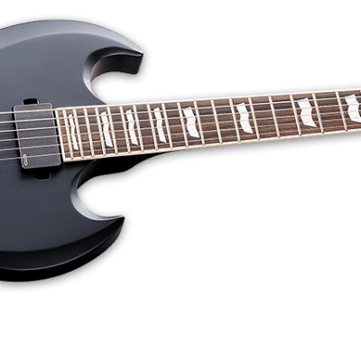 ESP LTD Viper-400 Baritone Black Satin Electric Guitar + ESP TKL Gig Bag - Brand NEW! image 4