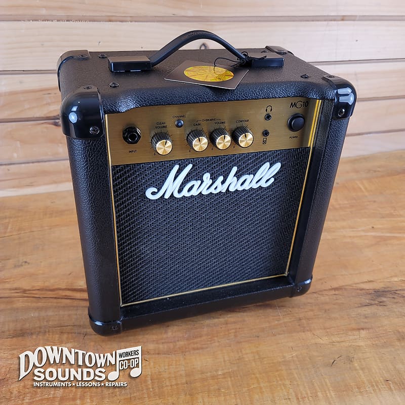 Marshall MG10 10W Guitar Combo Amp - Gold | Reverb