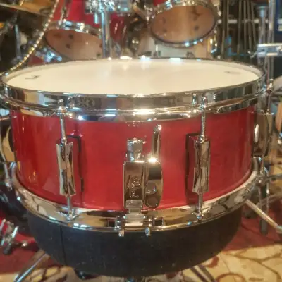 Pearl SST ALL-BIRCH SHELL 14X5 Snare  00's #110 Sequoia Red Lacquer image 2
