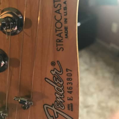 1987-88 Fender American Standard Stratocaster Vintage White w/hard case + extras image 6