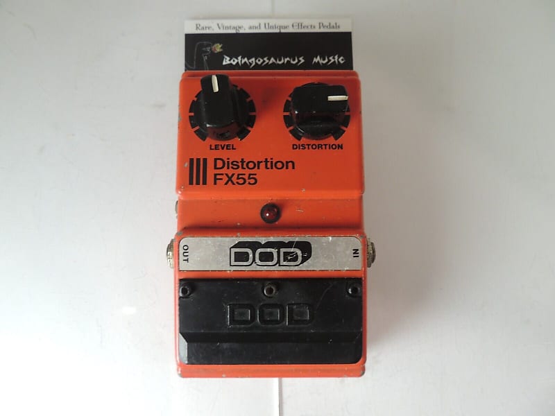 Vintage DOD FX55 Distortion Effects Pedal Free USA Shipping | Reverb