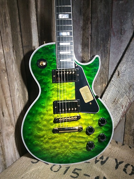 Gibson les paul custom iguana burst sale