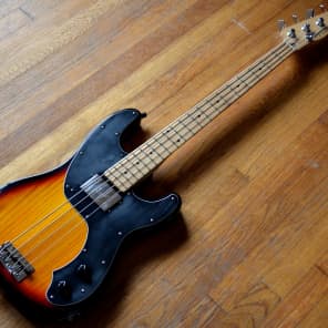 Squier by Fender Vintage Modified Telecaster Bass TB Sunburst | Reverb