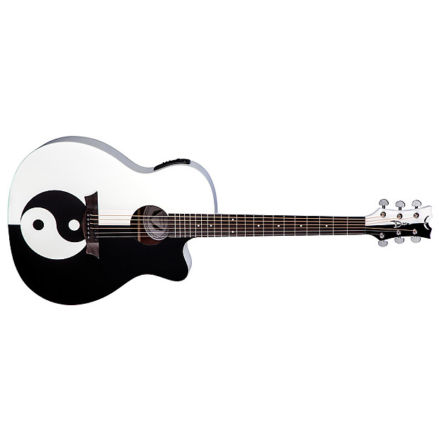 Dean MSP Michael Schenker Performer Yin Yang Acoustic Black/White image 1