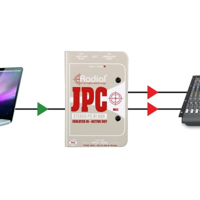 Radial Engineering JPC Active Stereo PC-AV Direct Box image 4