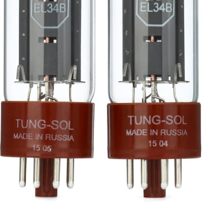 Tung-Sol EL34B Power Tubes - Matched Duet Bundle with